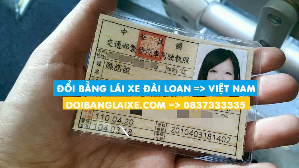 Đổi bằng lái xe Đài Loan sang Việt Nam uy tín tại Hồ Chí Minh