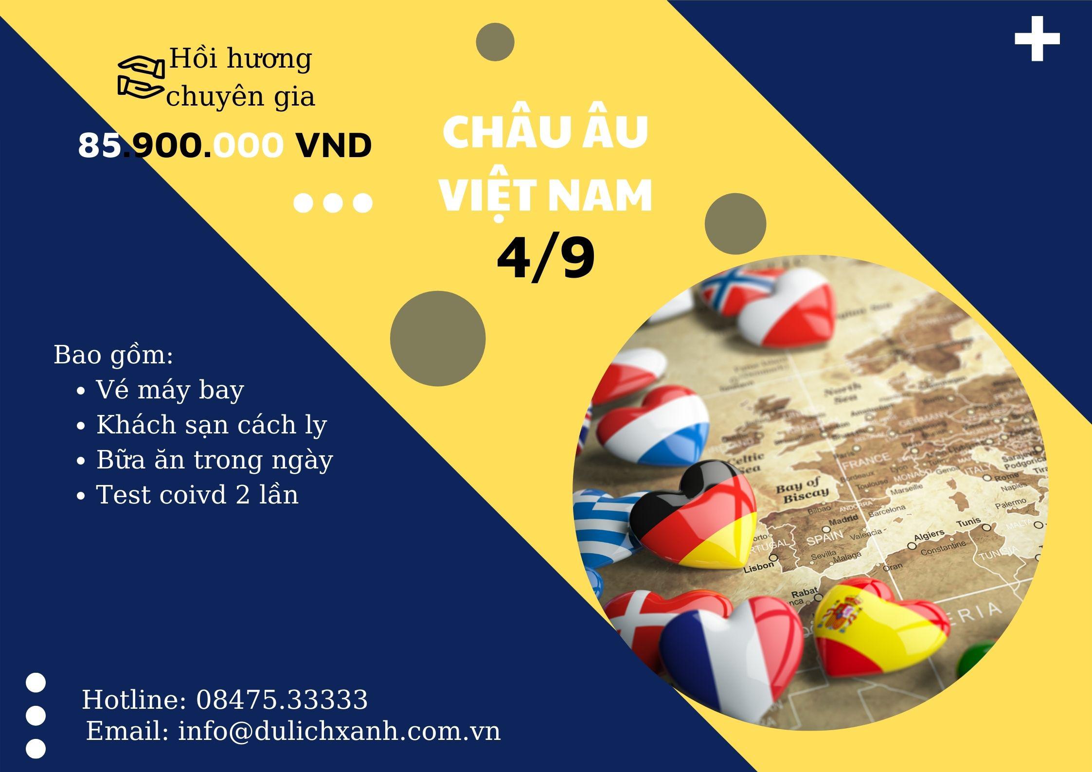 Hồi hương & Chuyên gia từ Châu Âu về Hà Nội 4/9