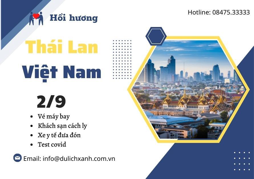 Chuyến bay hồi hương từ Thái Lan về Việt Nam tháng 10