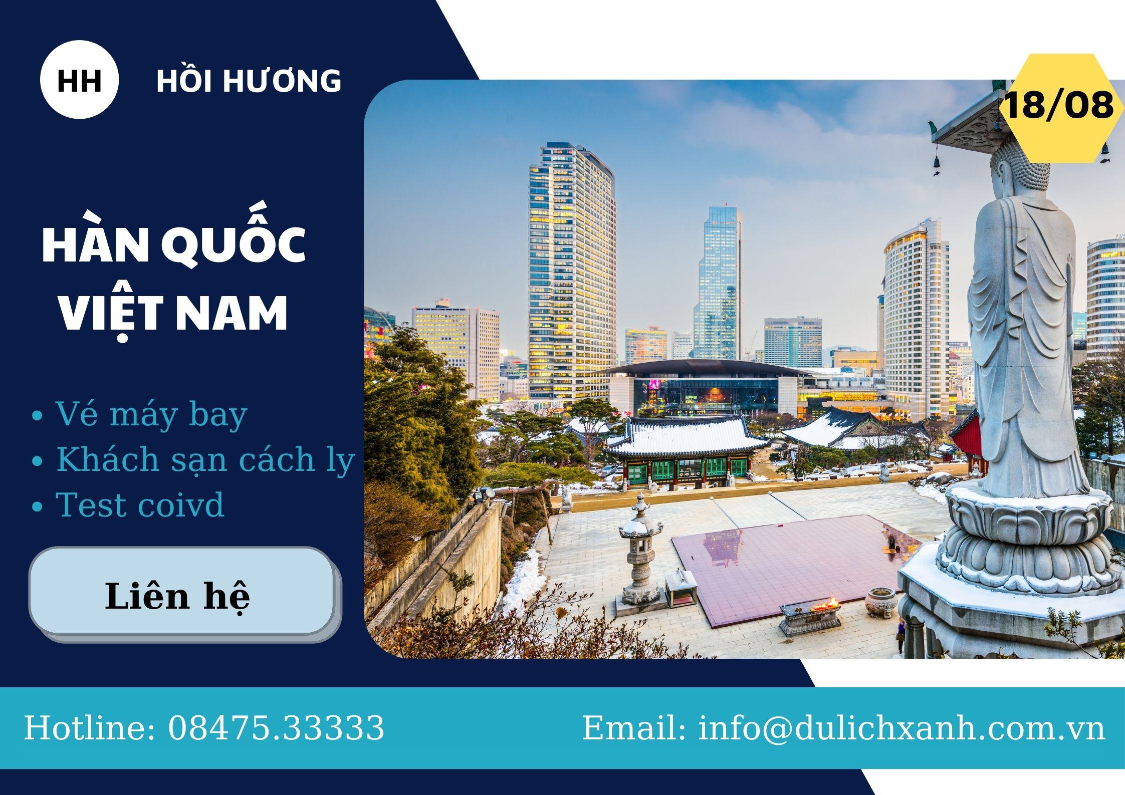 Chuyến bay hồi hương từ Hàn Quốc về Hà Tĩnh 18/08