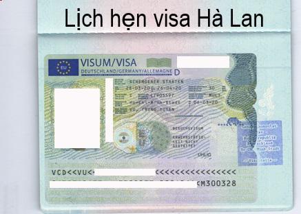 Dịch vụ đặt lịch hẹn phỏng visa visa Hà Lan